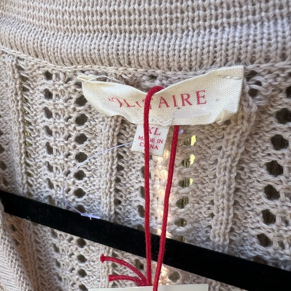 👗SolitaireCream Knit Cardigan - Picture 3 of 9